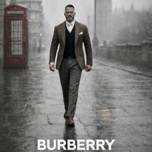 Burberry Black Wool Sweater Vest | Medium.